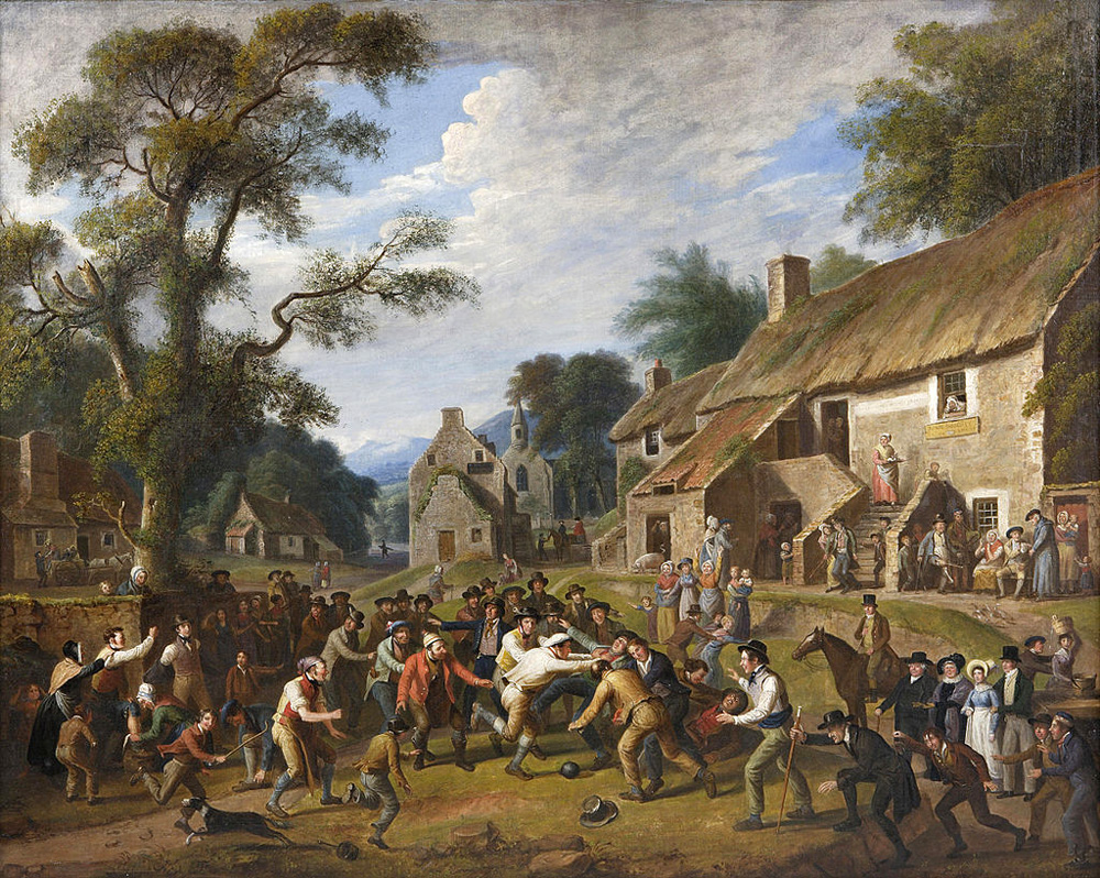 the football play